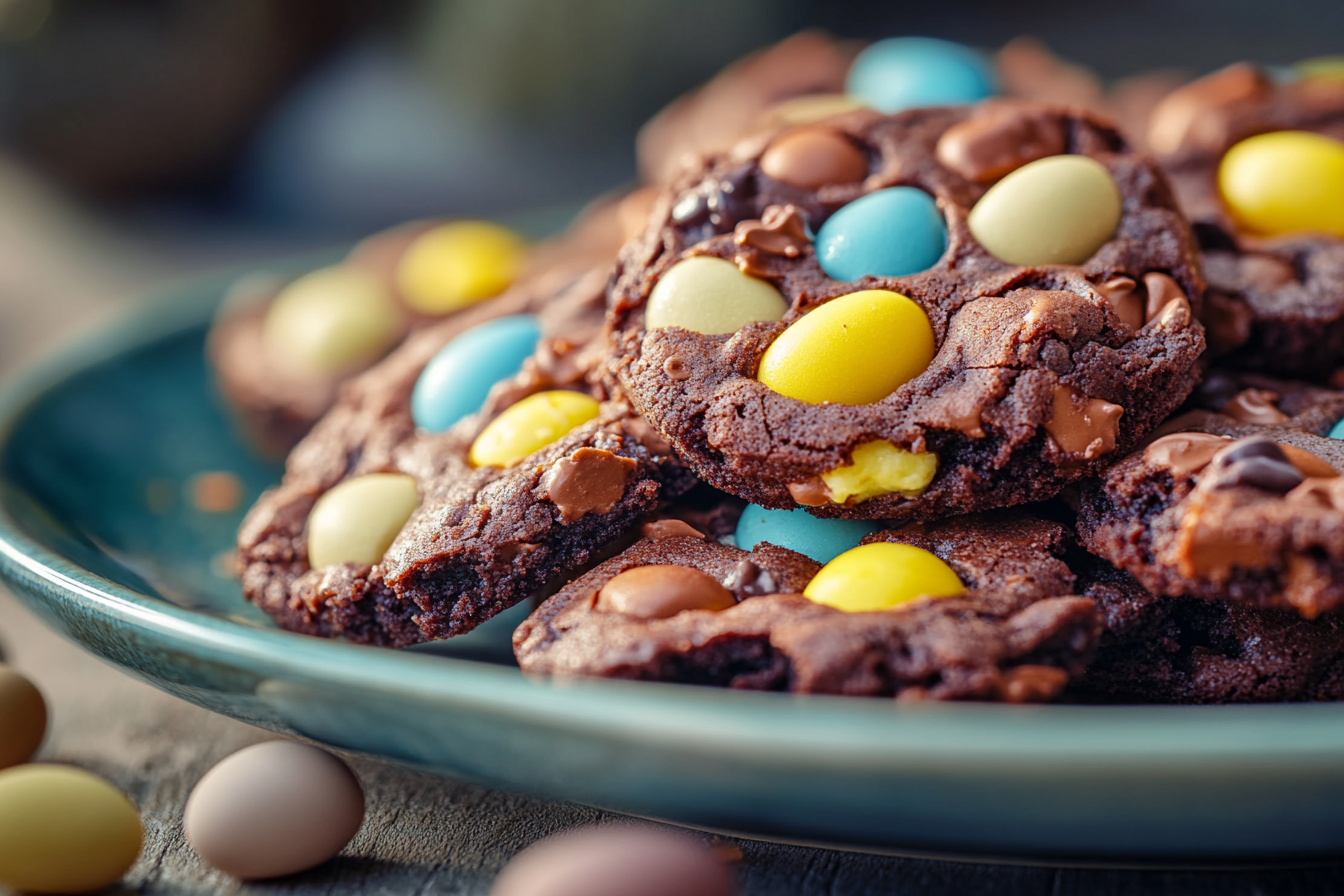 Easter Egg Brownie Cookies