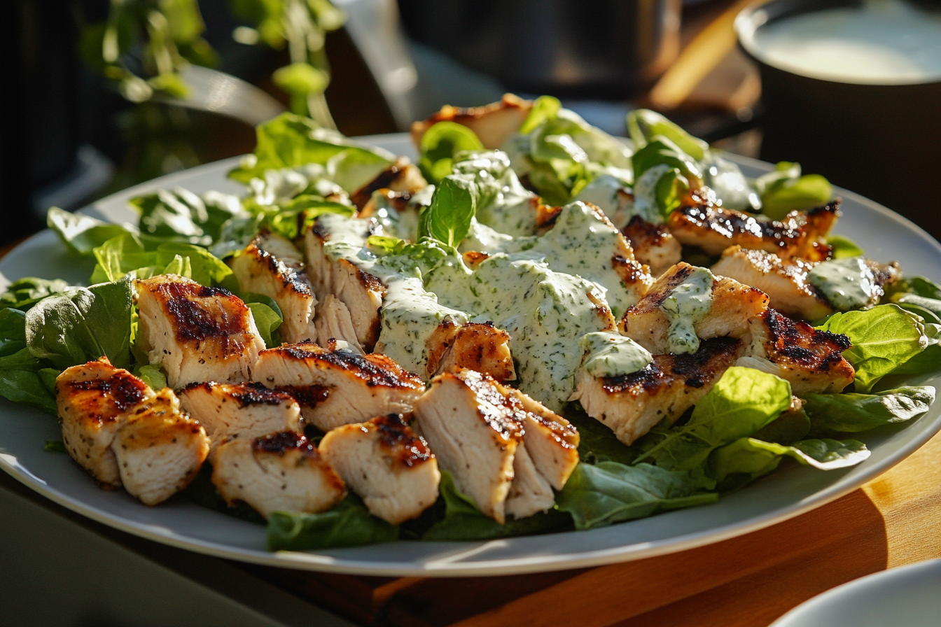 Grilled Chicken Caesar Salad