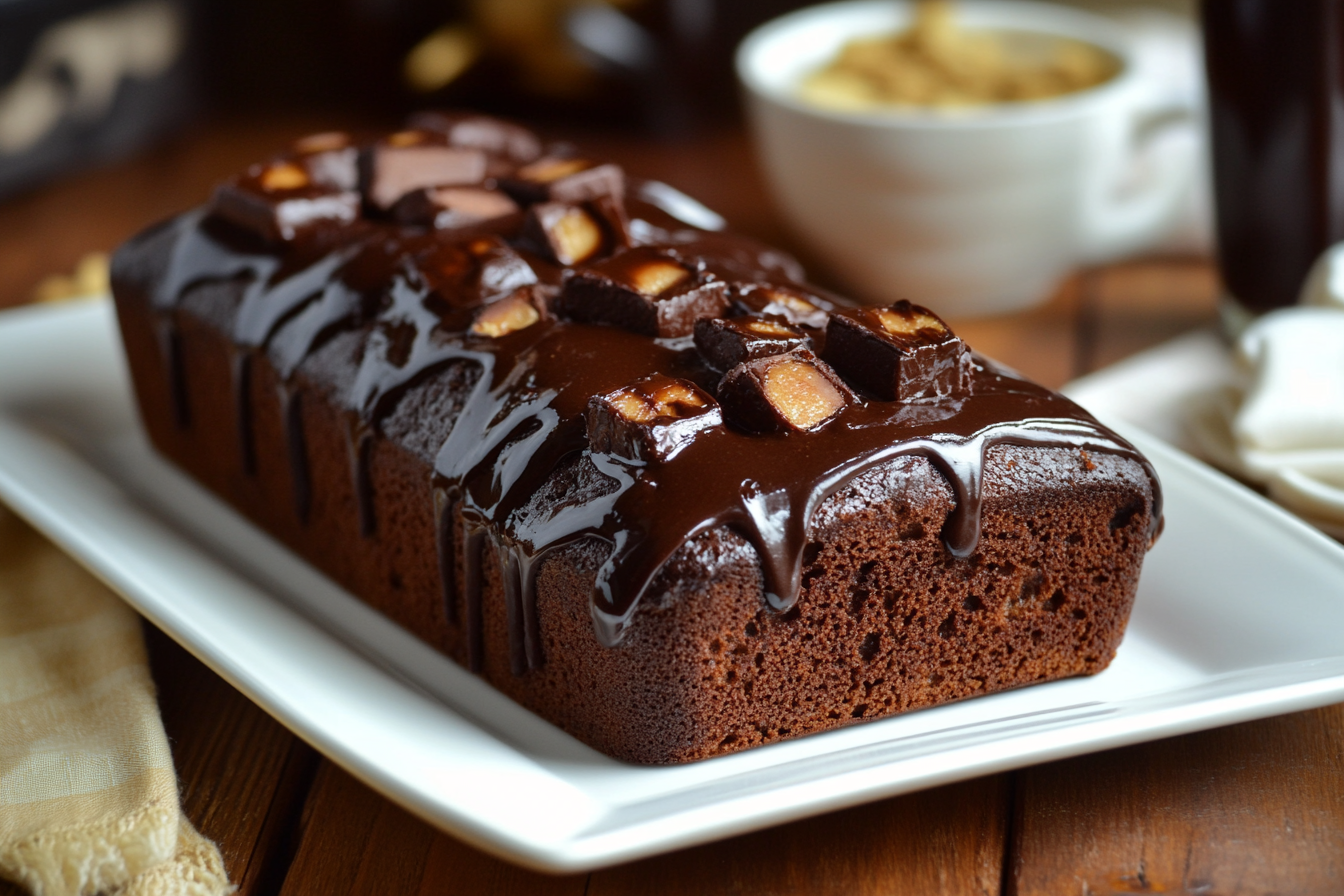 Hot Fudge Brownie Bread