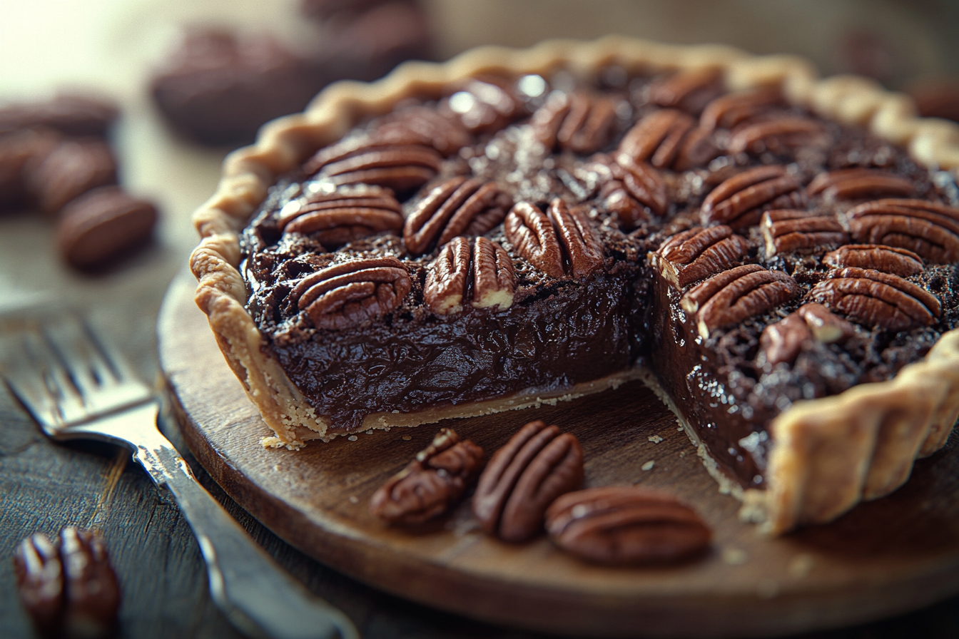 Chocolate Fudge Pecan Pie
