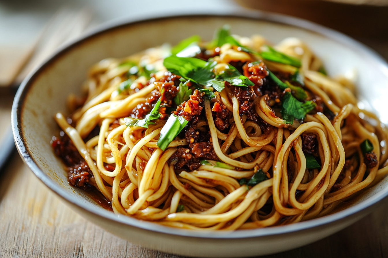 Addictive Dan Dan Noodles
