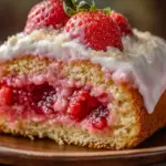 Strawberry Honeybun Cake with Strawberry Cream Icing 5 Strawberry Honeybun Cake with Strawberry Cream Icing