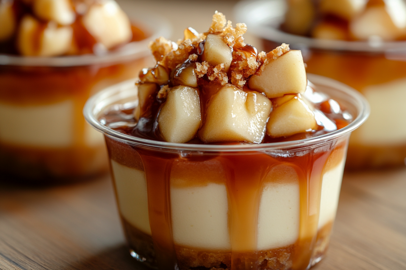 Caramel Apple Dessert Cups