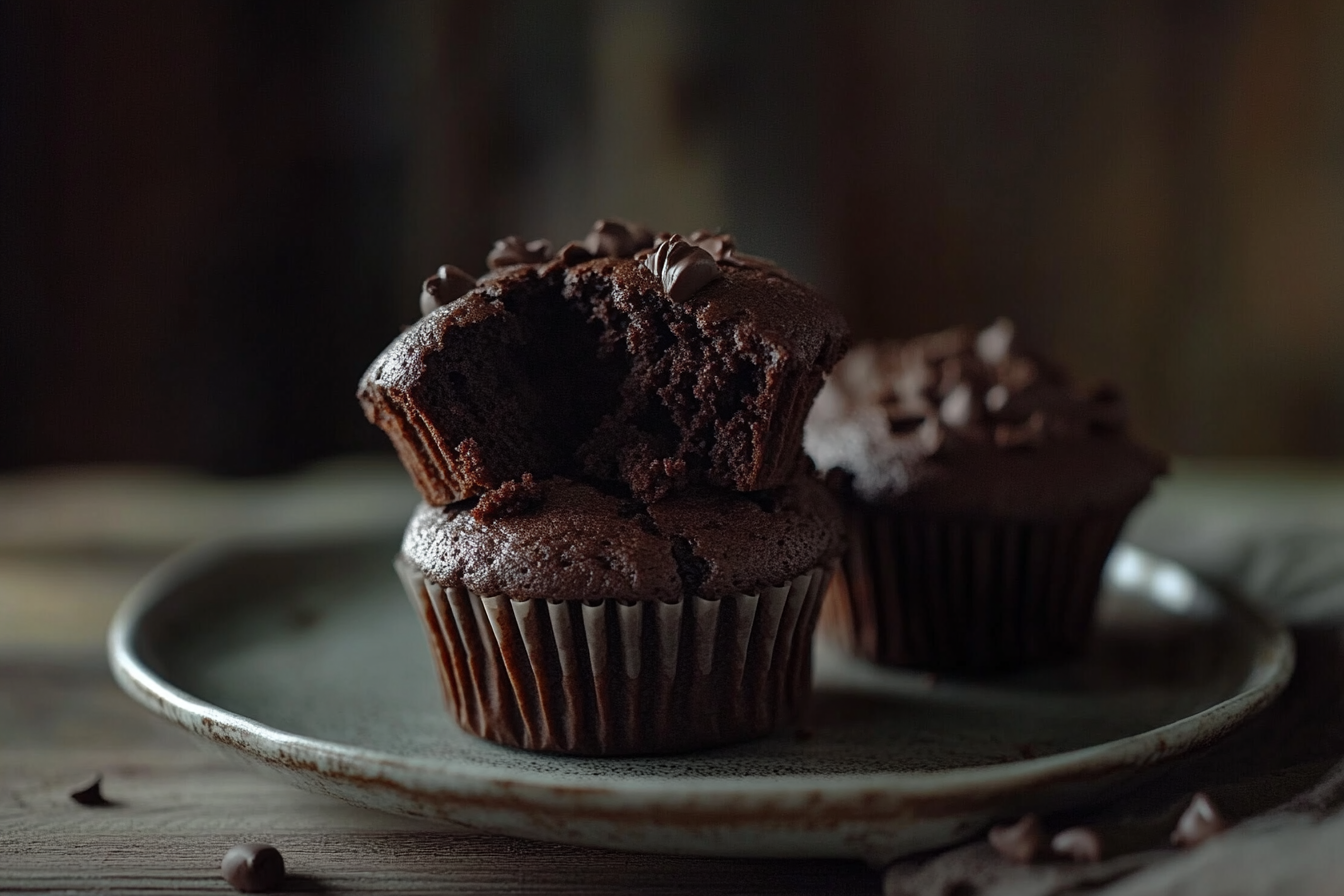 Triple Chocolate Muffins