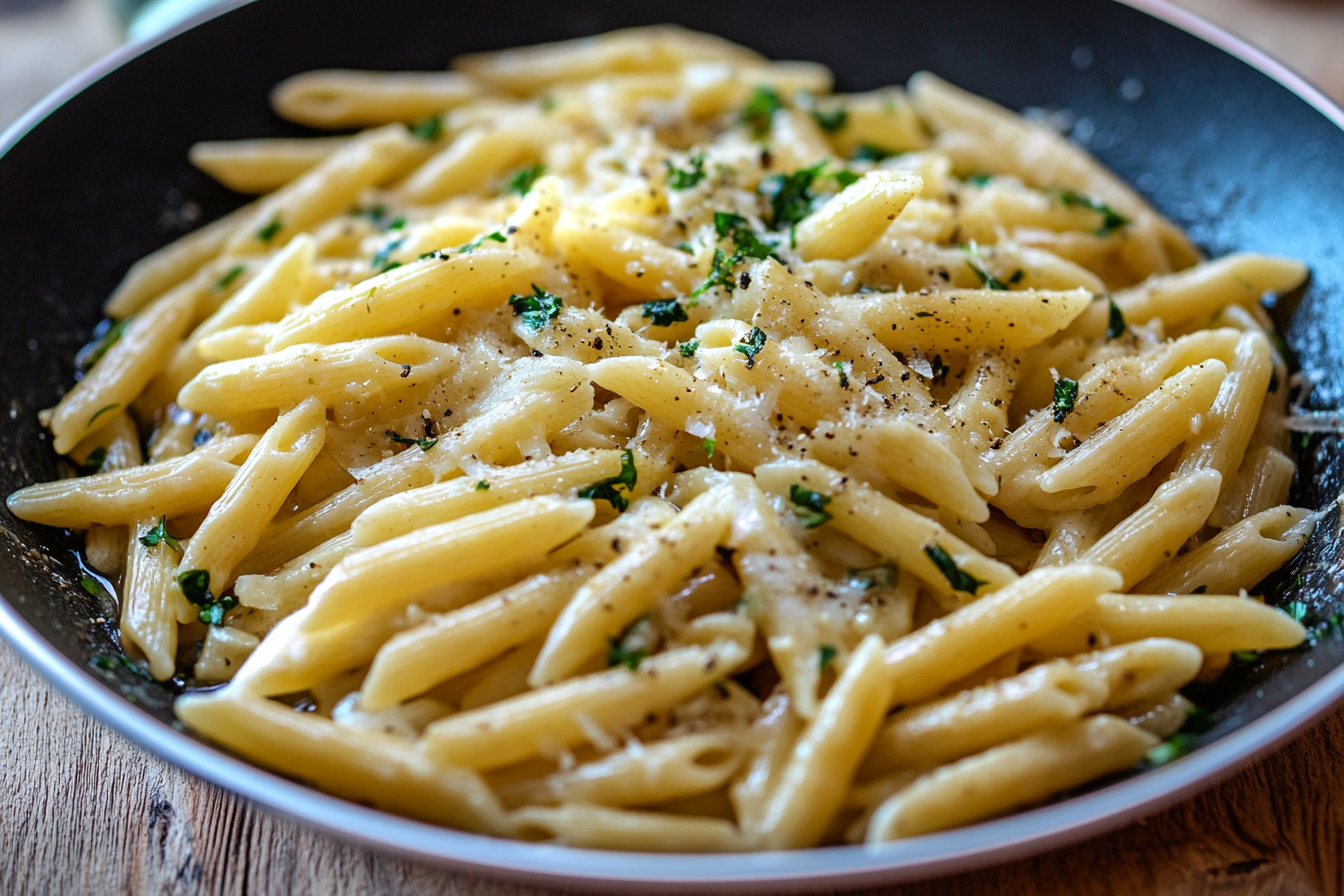 One Pan Garlic & Herb Pasta