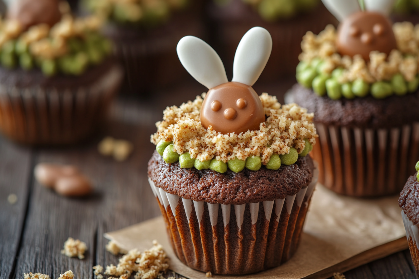 Malteser Bunny Cupcakes