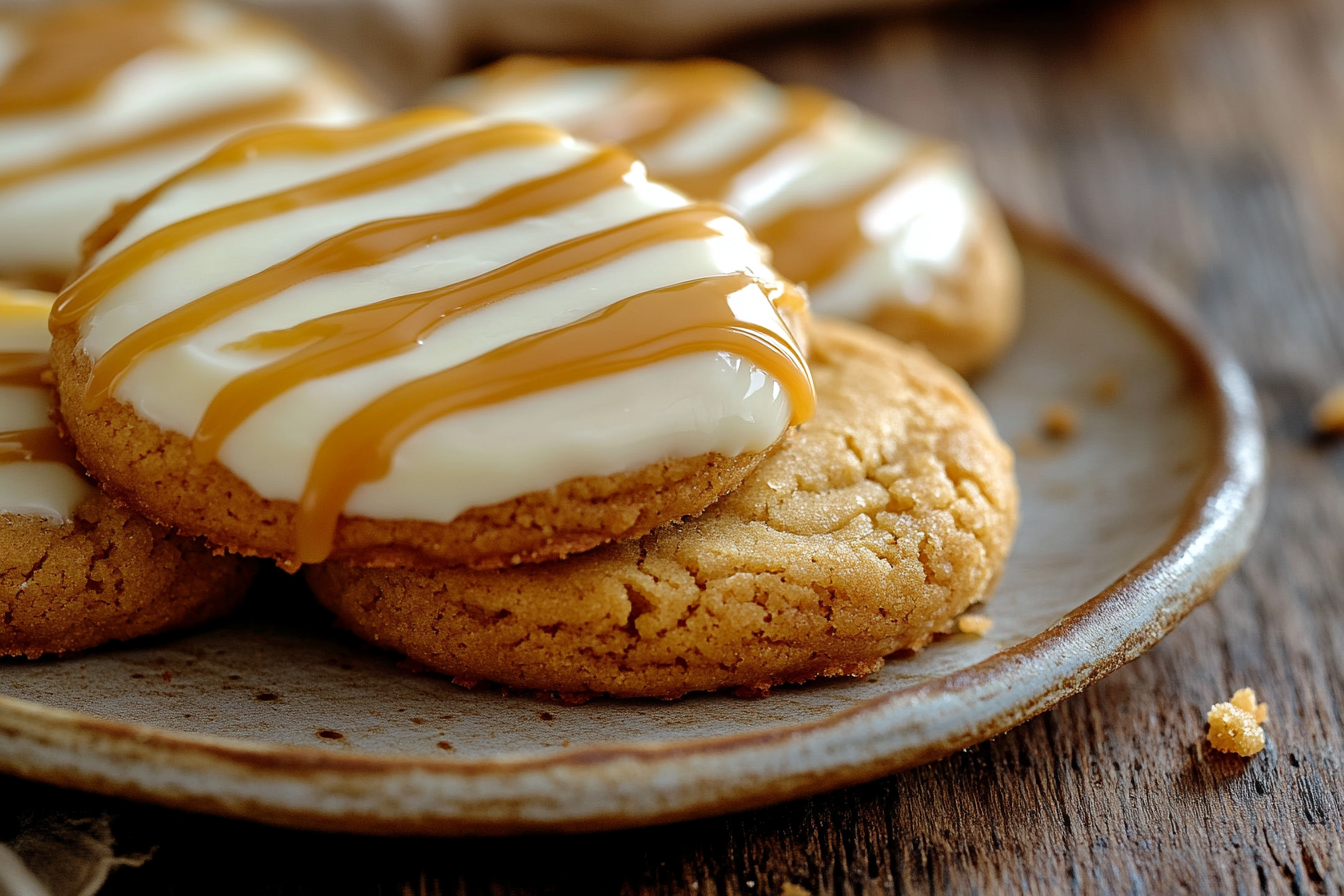 Caramel Cheesecake Cookies