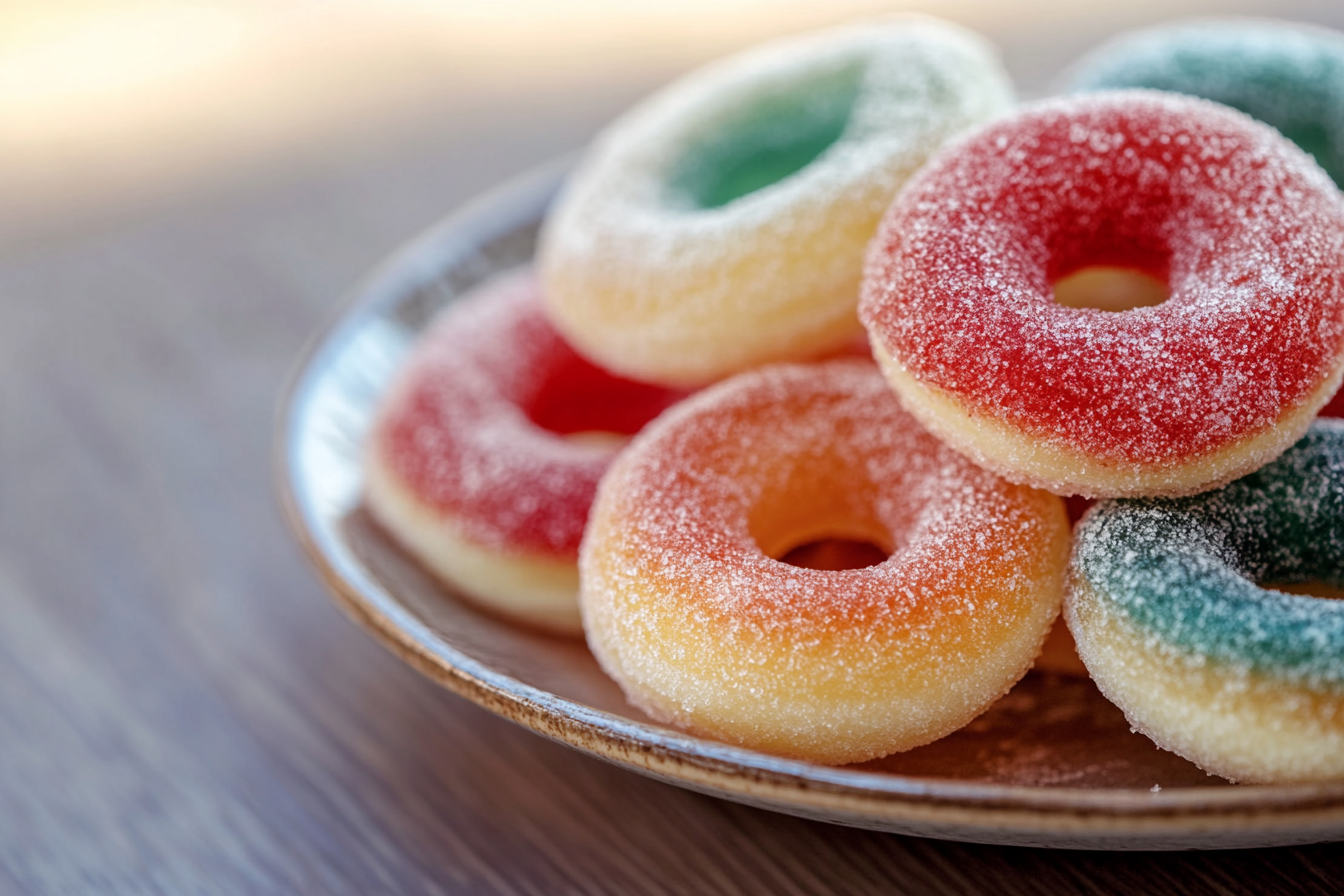 Gummy Glazed Donuts