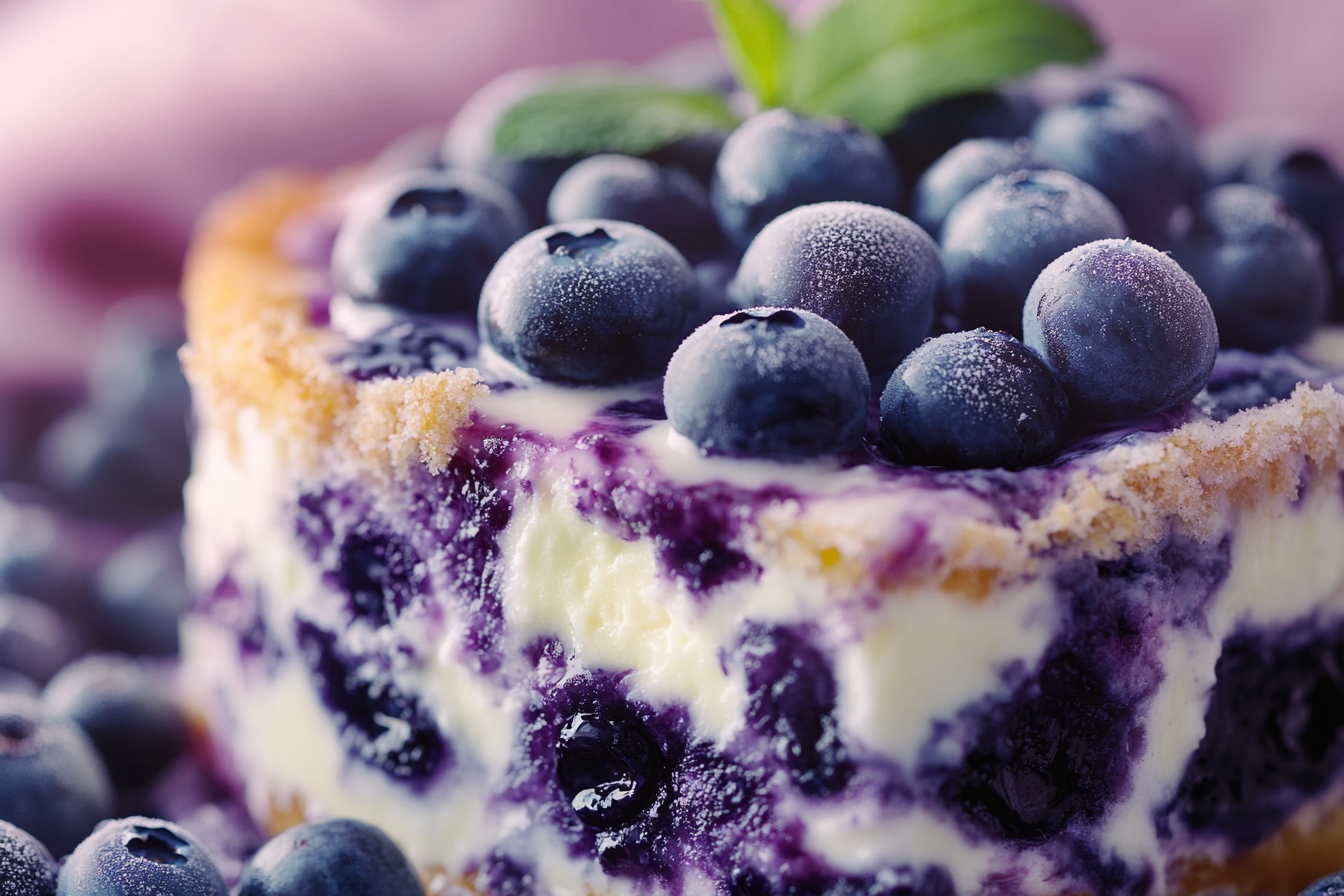 Nova Scotia Blueberry Cream Cake