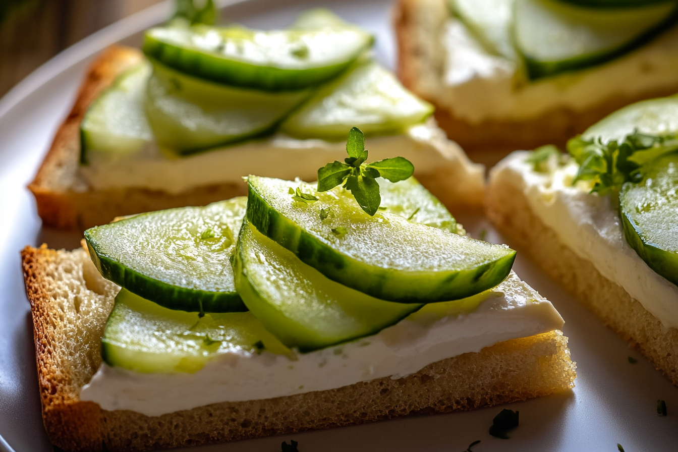 Cucumber Tea Sandwiches