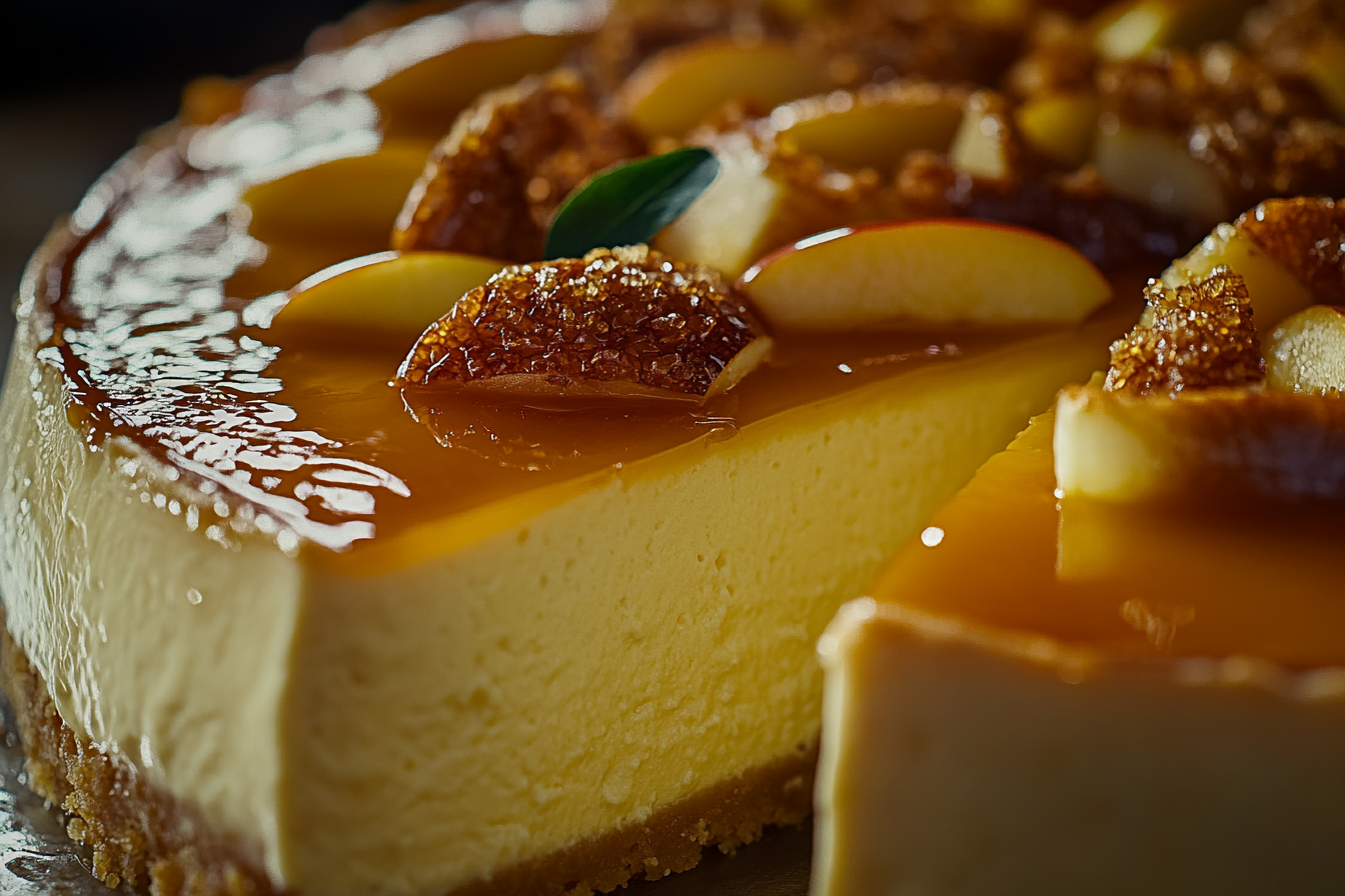 Apple Cider Cheesecake