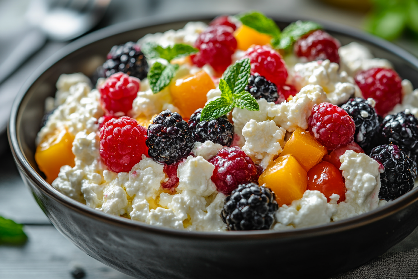 Berry Cottage Cheese Salad