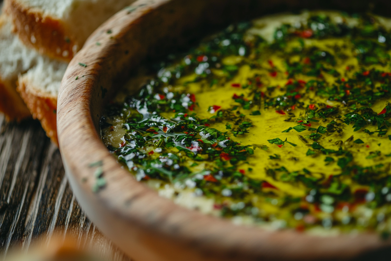 Garlic Herb Olive Oil Bread Dip