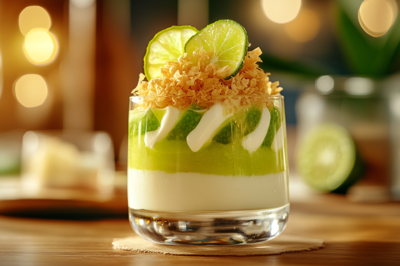 Key Lime Pie Cheesecake Piña Colada (Mocktail)