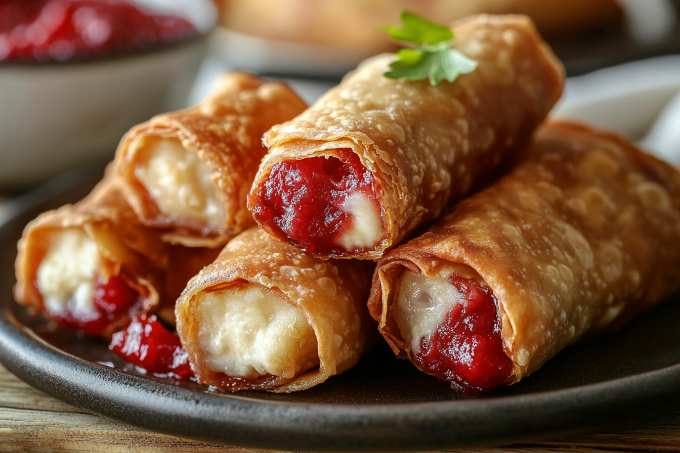 Cheesecake Egg Rolls