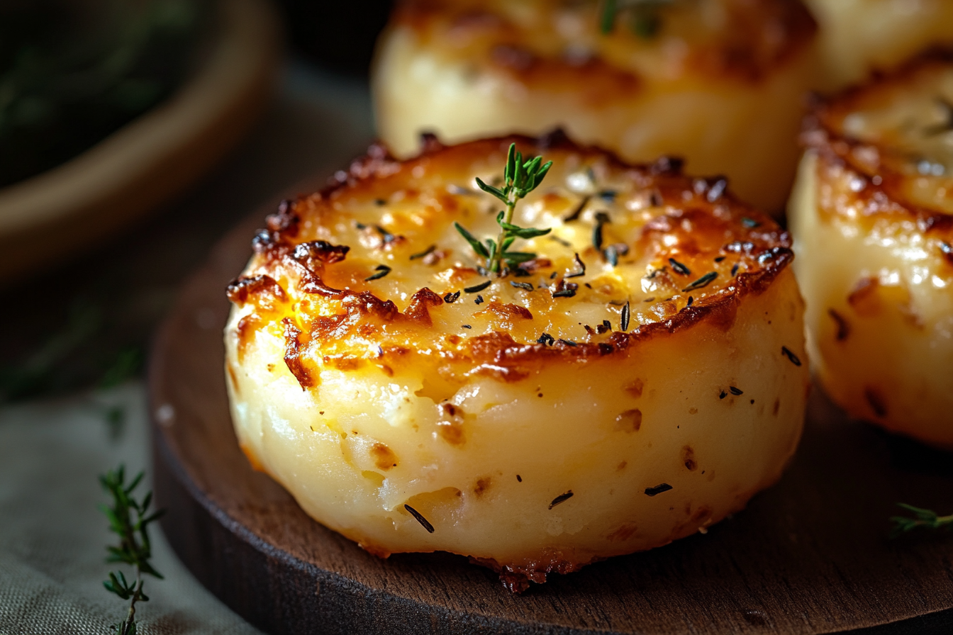 Cheesy Mashed Potato Puffs