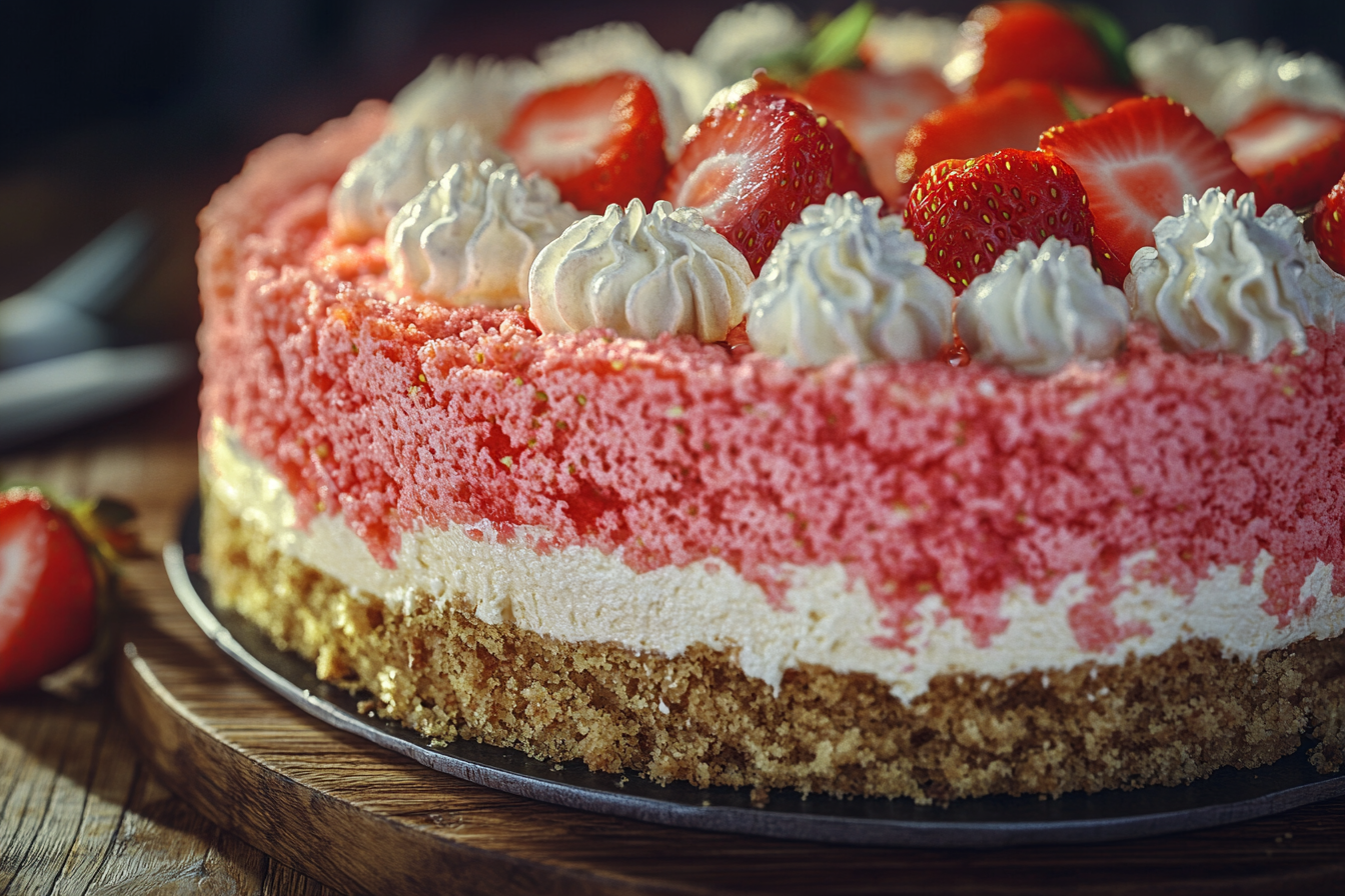 Strawberry Shortcake Cheesecake