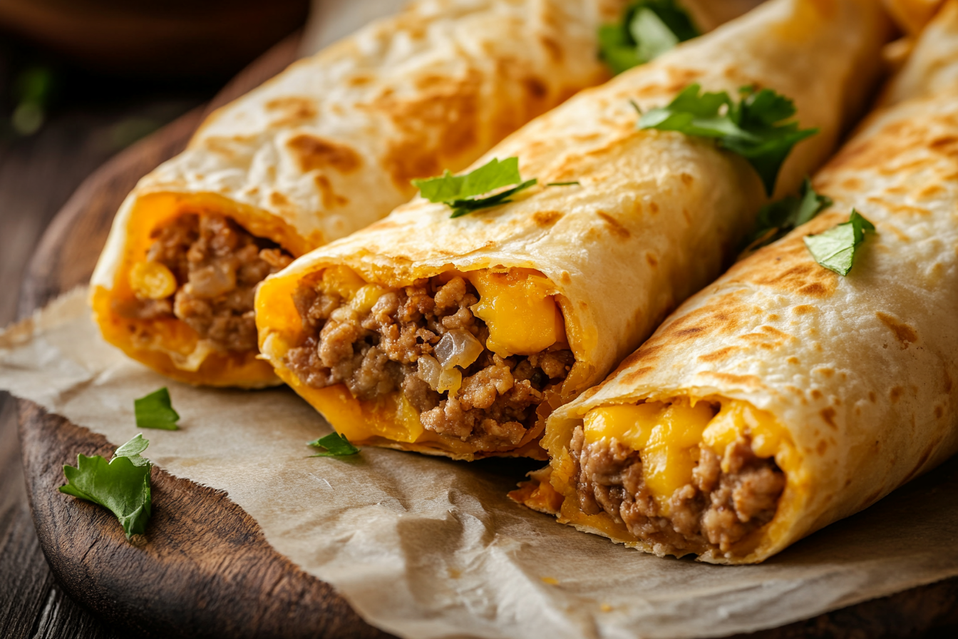 Cheesy Pocket Tacos