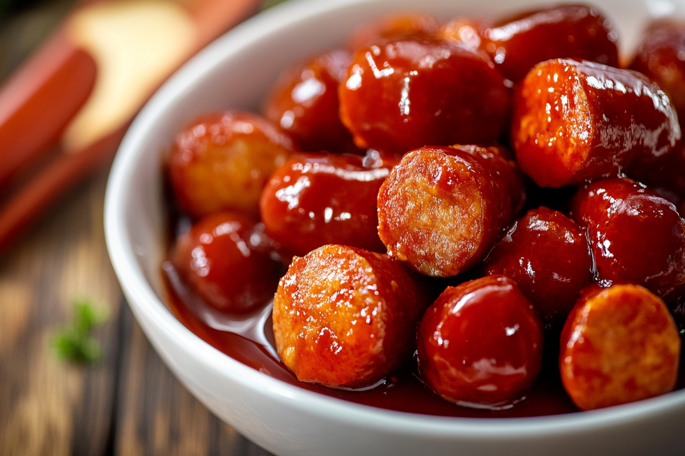 Slow Cooker Kielbasa Bites