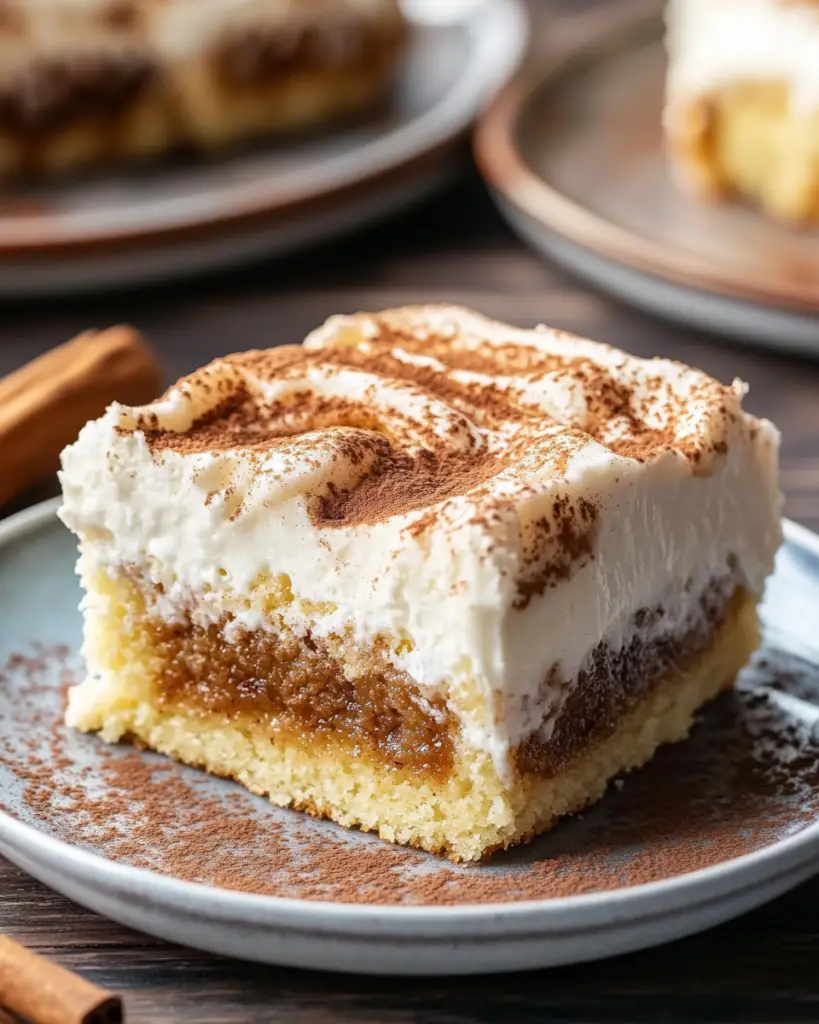 Delish Cinnamon Roll Poke Cake 4 Delish Cinnamon Roll Poke Cake