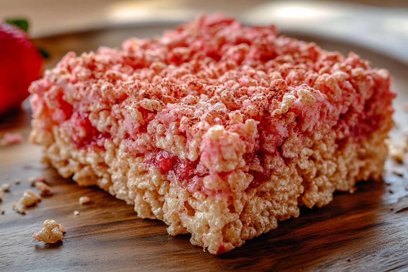 Strawberry Crunch Rice Krispie Treats