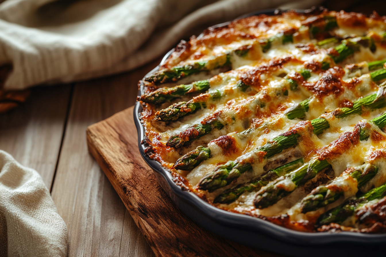 Cheesy Baked Asparagus