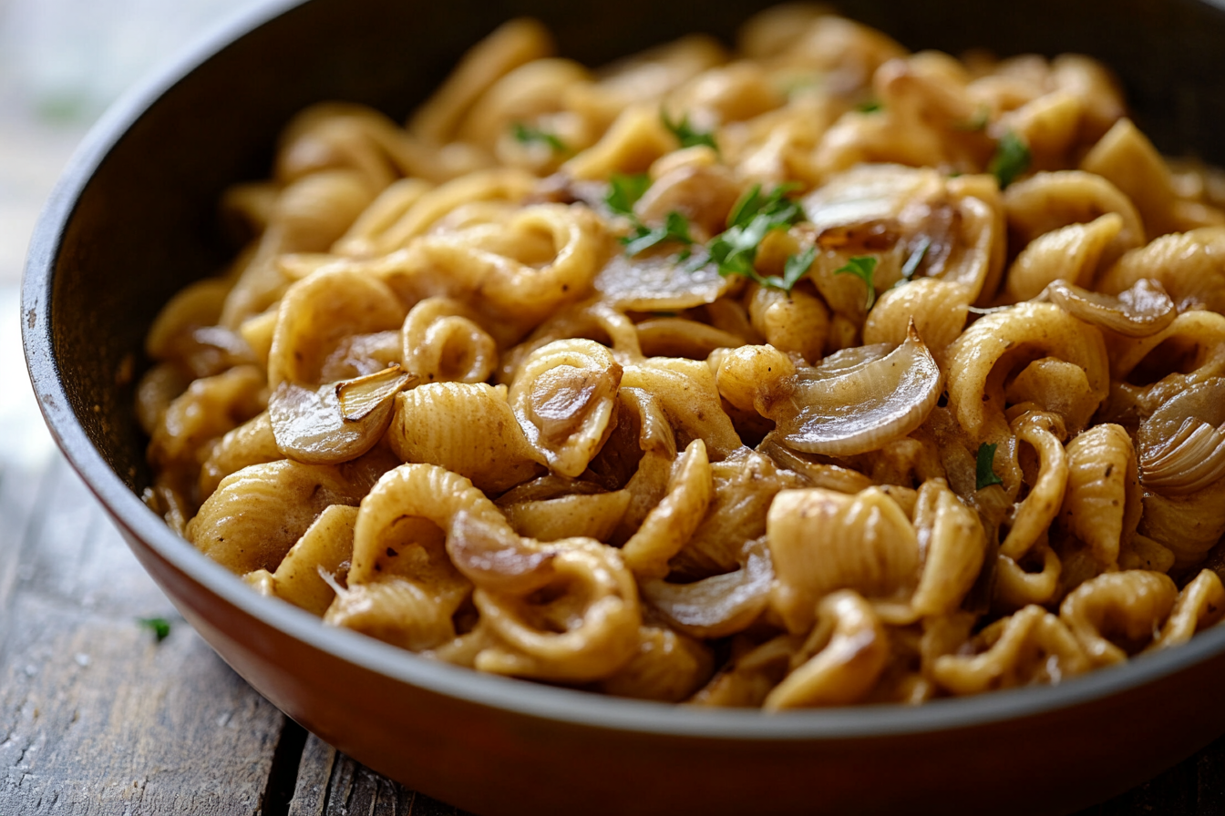 One Pot French Onion Pasta