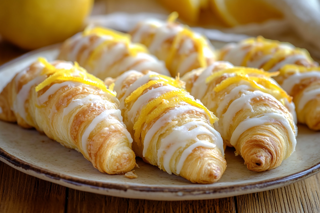 Lemon Cheesecake Crescent Rolls