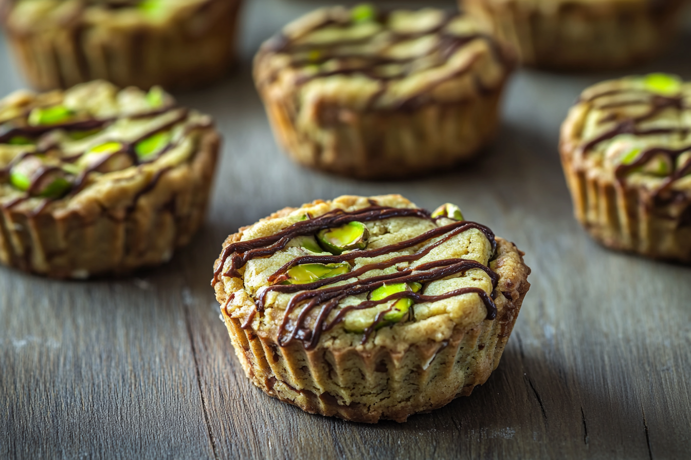 Pistachio Cookie Cups