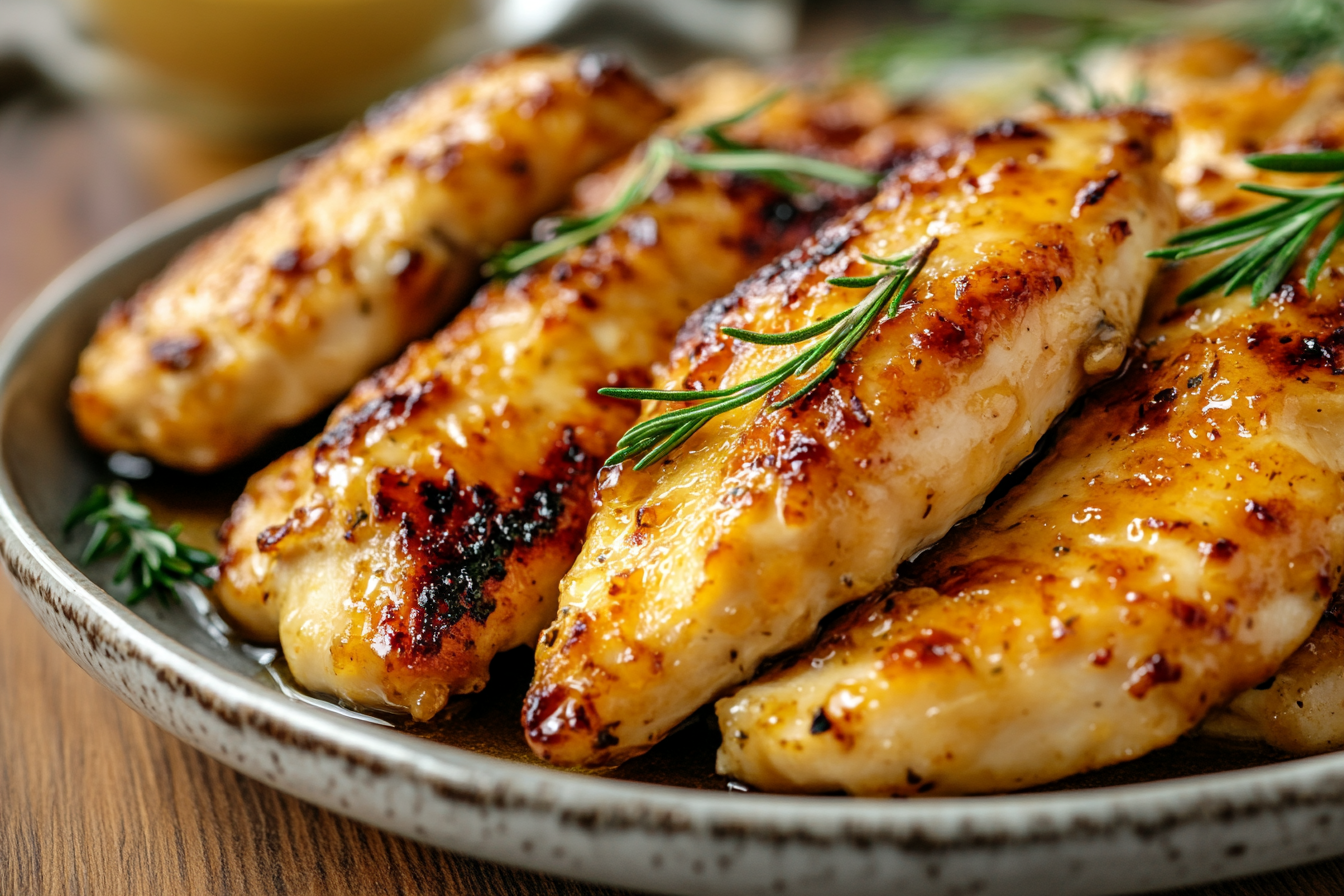 Air Fryer Honey Butter Garlic Chicken Tenders