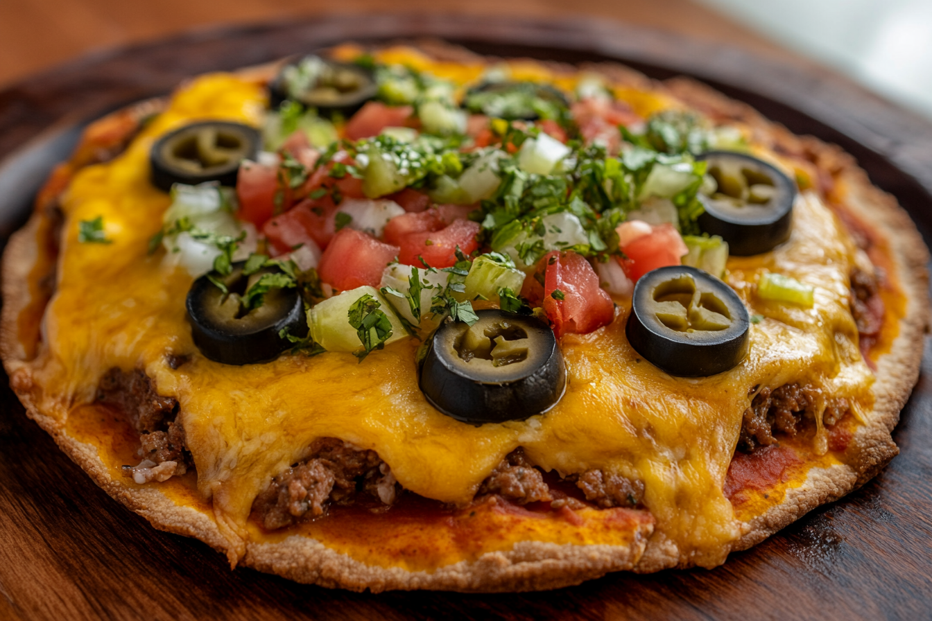Homemade Mexican Pizza