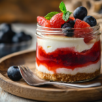 Mini Sweetened Condensed Milk Cheesecake Jars 5 Mini Sweetened Condensed Milk Cheesecake Jars