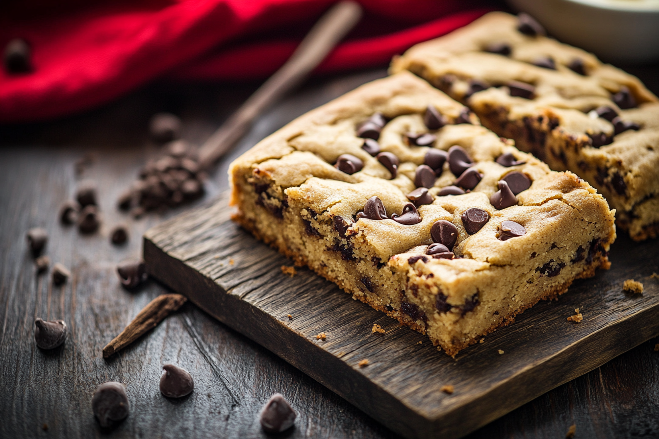 Lazy Chocolate Chip Cookie Bars