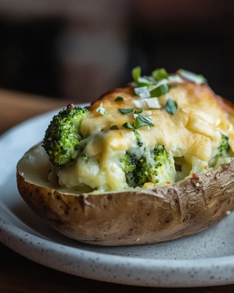 Broccoli Cheese Baked Potatoes 4 Broccoli Cheese Baked Potatoes