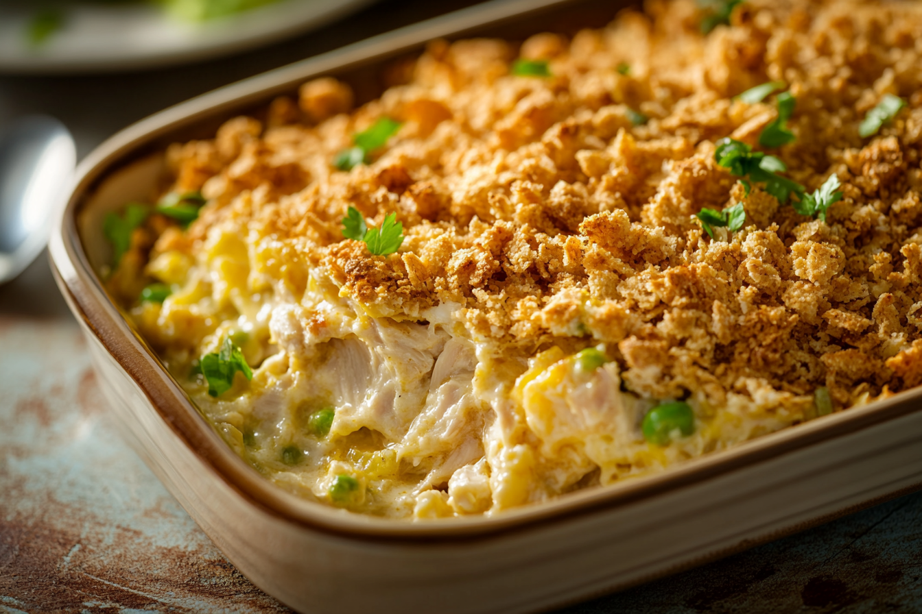 Ritz Cracker Chicken casserole