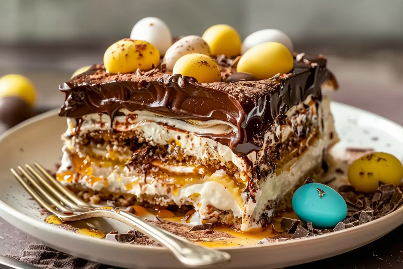 Easter Chocolate Lasagna