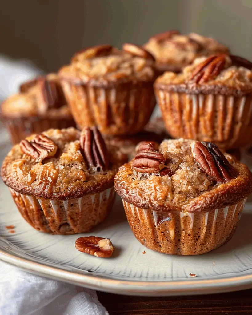 5-Ingredient Pecan Pie Muffins