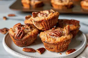5-Ingredient Pecan Pie Muffins