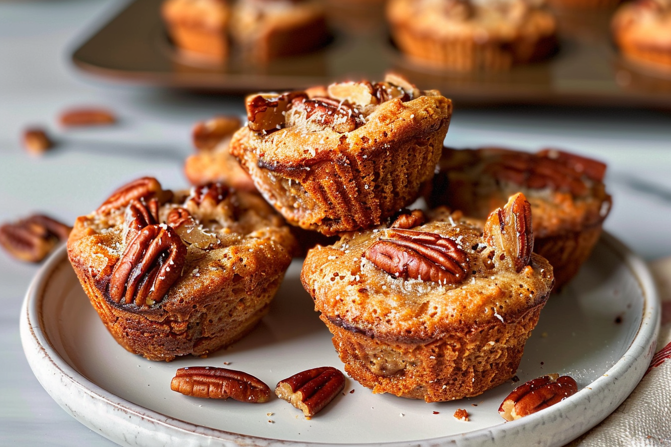 5-Ingredient Pecan Pie Muffins