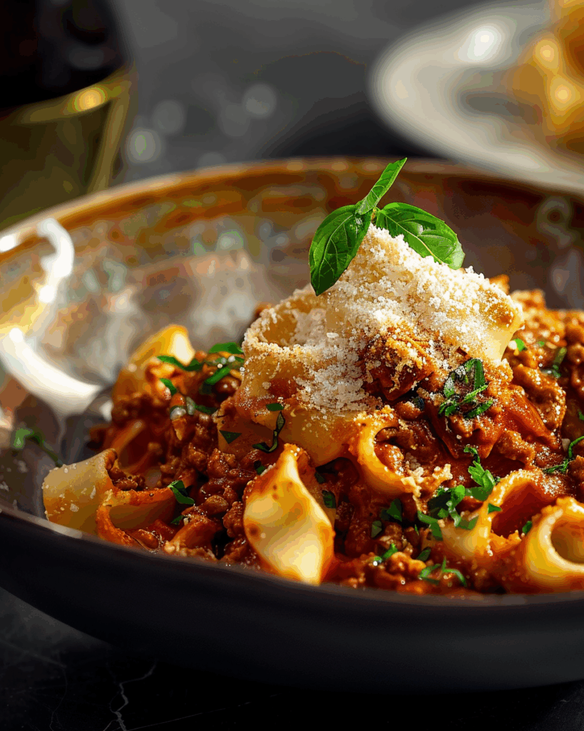 Homemade Bolognese Sauce with Gigli Pasta 4 Homemade Bolognese Sauce with Gigli Pasta