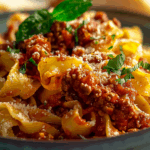 Homemade Bolognese Sauce with Gigli Pasta 5 Homemade Bolognese Sauce with Gigli Pasta