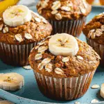 Healthy Banana Oat Muffins