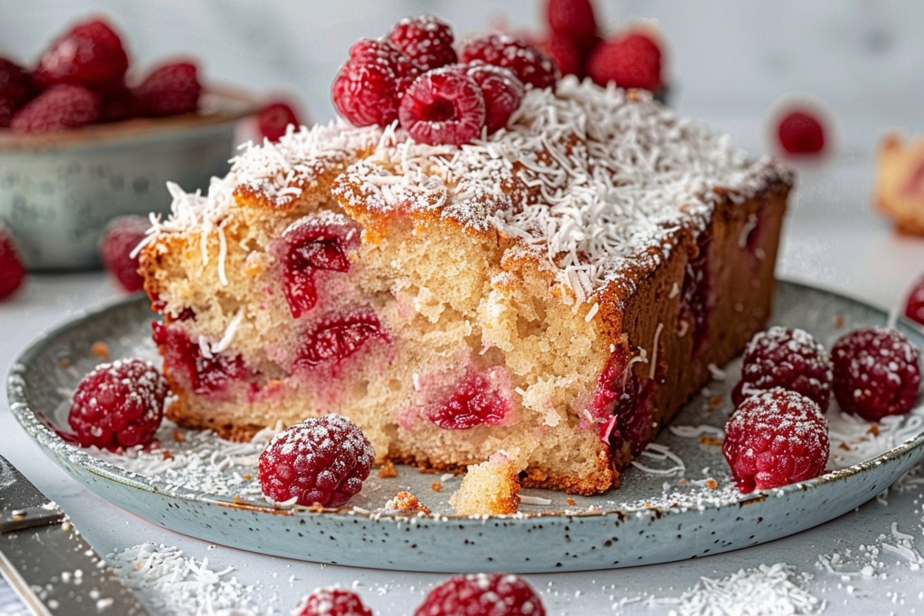 Raspberry Coconut Bread