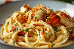 Buttered Lobster Pasta
