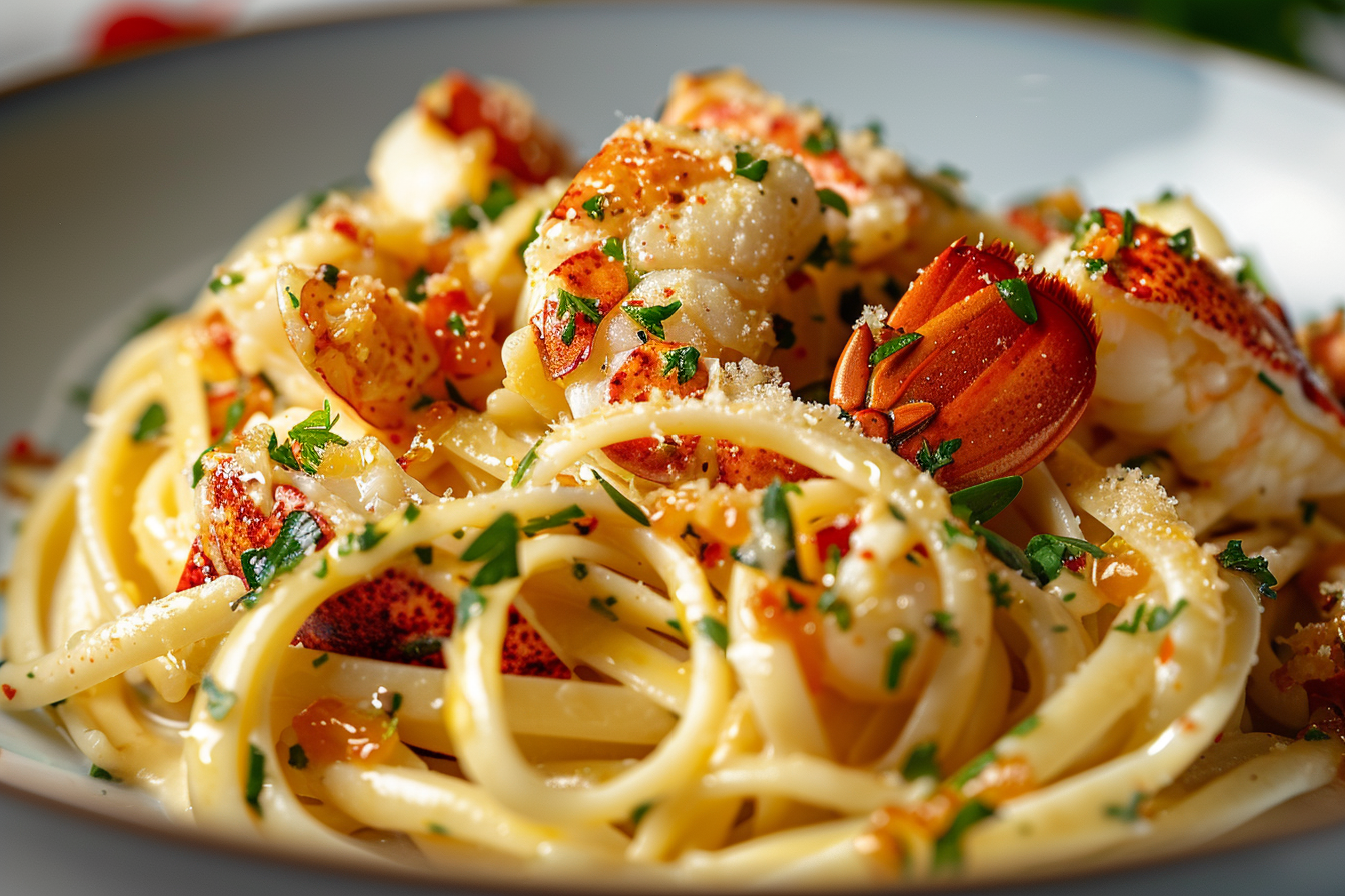 Buttered Lobster Pasta