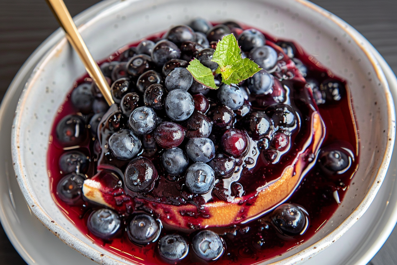 Homemade Blueberry Compote