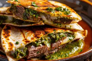 Chimichurri Steak Quesadillas