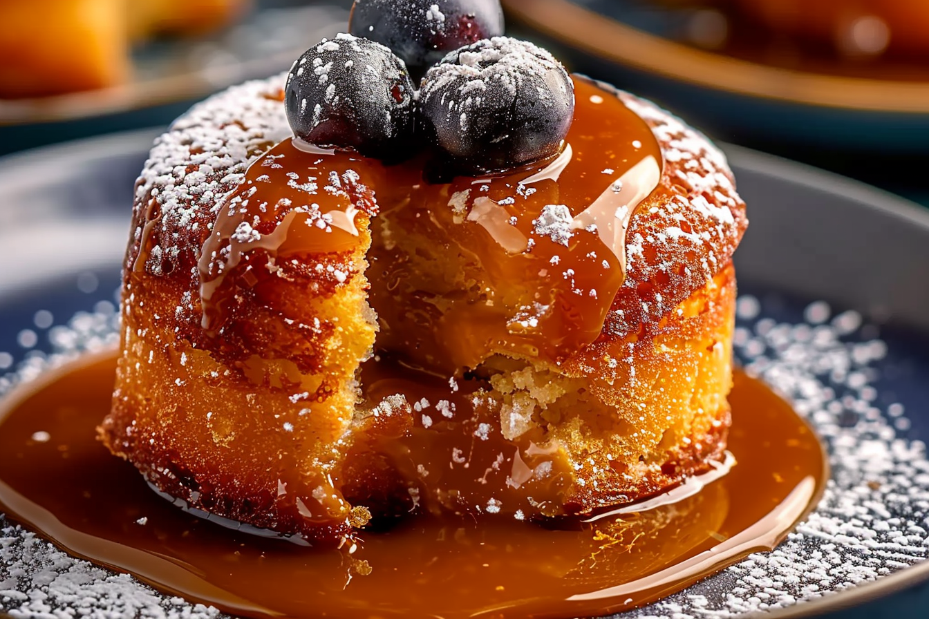 Molten Dulce de Leche Cakes for Two