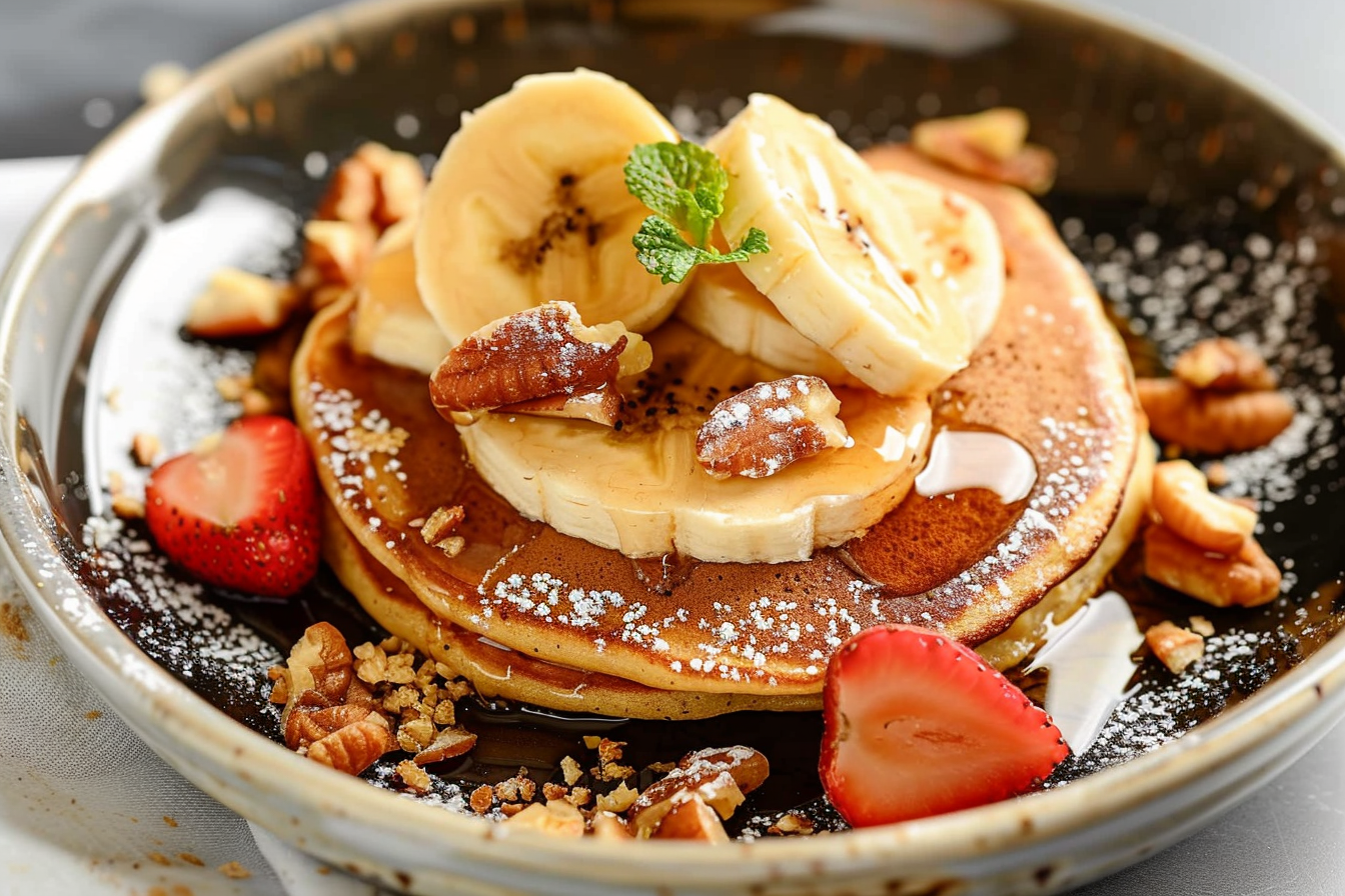 Healthy Banana Pancakes