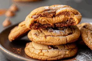 Peanut Butter Stuffed Cookies